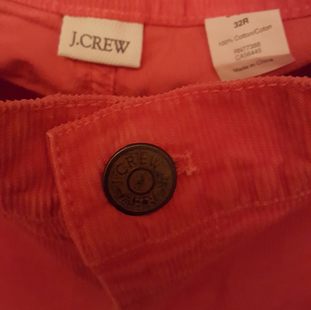 J Crew City Fit Corduroys
